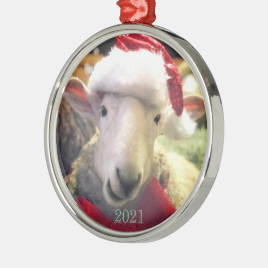 Border Leicester Lamb Garth Ornament (Links)