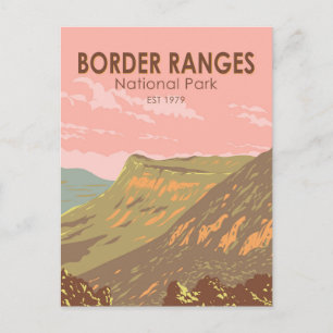 Border Ranges Nationalpark Australien Vintage Postkarte
