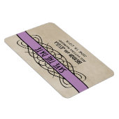 Border Speichern Sie das Datumsfenster, das Violet Magnet (Rechte Seite)