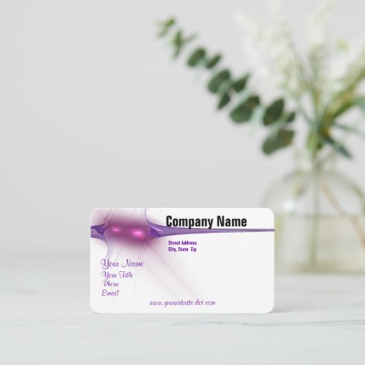 Border Streams Visitenkarte (Stehend Vorderseite)