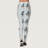 Border Terrier Christmas Leggings (Rückseite)
