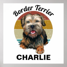 Border Terrier Custom Poster