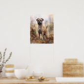 Border Terrier Dog Art Print Poster (Küche)