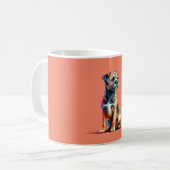 Border Terrier Dog Kaffeetasse (Vorderseite Links)