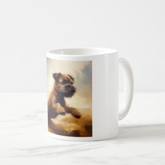 Border Terrier Dog Kaffeetasse (VorderseiteRechts)