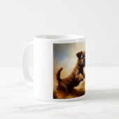 Border Terrier Dog Kaffeetasse (Vorderseite Links)