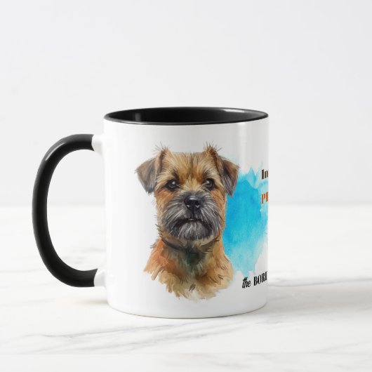 Border Terrier Dog Loyal Tasse (Links)
