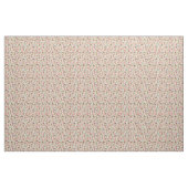 Border Terrier Hund Vintage Blumen Cream Stoff (Yard (91,4 cm))