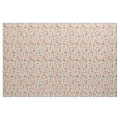 Border Terrier Hund Vintage Blumen Cream Stoff (Fat Quarter (45,7 x 55,9 cm))