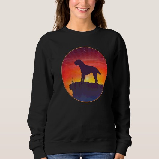 Border Terrier Hunderasse Sweatshirt (Vorderseite)