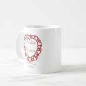 Border Terrier Love Kaffeetasse (Vorderseite Links)