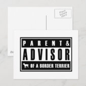 Border Terrier Postkarte (Vorne/Hinten)