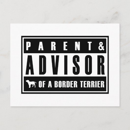 Border Terrier Postkarte (Vorderseite)