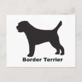 Border Terrier Postkarte (Vorderseite)