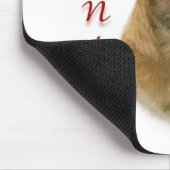 Border Terrier Santa Paws Mousepad (Ecke)