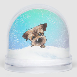 Border Terrier Schneekugeln