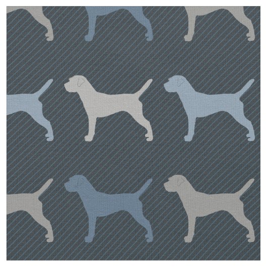 Border Terrier Stoff (Nahaufnahme)