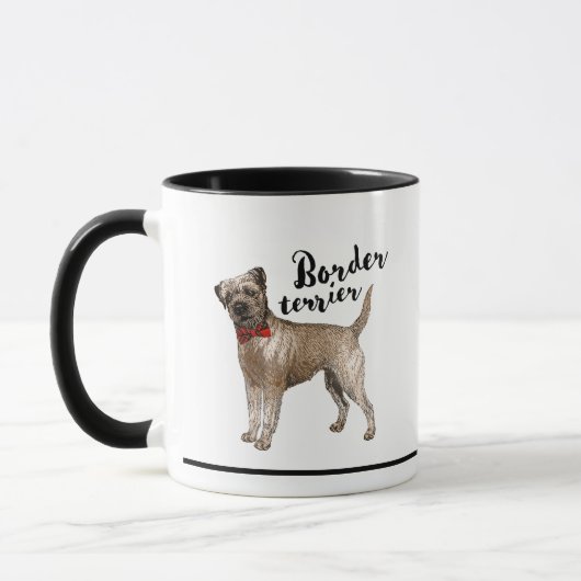Border Terrier Tasse (Links)