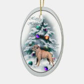 Border Terrier Weihnachtsgeschenke Ornament (Links)