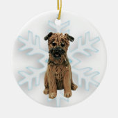 Border Terrier Weihnachtsschmuck (Vorne)