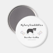 BorderCollie Magnet (Vorderseite/Rückseite)