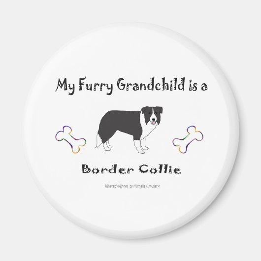 BorderCollie Magnet (Vorne)