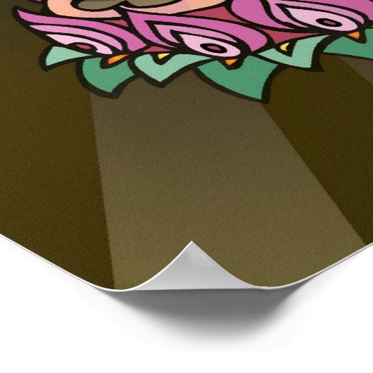 Borderless-Poster Poster (Ecke)