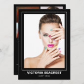 Borderline 4 Doppelseitige Modell-Comp-Karte Ankündigung (Vorne/Hinten)