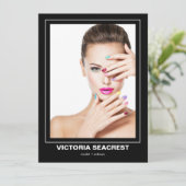 Borderline 4 Doppelseitige Modell-Comp-Karte Ankündigung (Stehend Vorderseite)