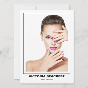 Borderline 4 Doppelseitige Modell-Comp-Karte Ankündigung