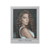 Borderline Actor Talent Photo Notepad Notizblock (Rotiert)