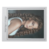 Borderline Actor Talent Photo Notepad Notizblock (Vorderseite)