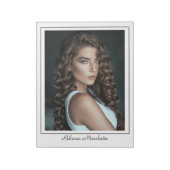 Borderline Actor Talent Photo Notepad Notizblock (Rotiert)