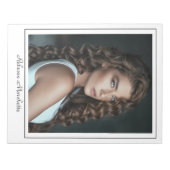 Borderline Actor Talent Photo Notepad Notizblock (Vorderseite)