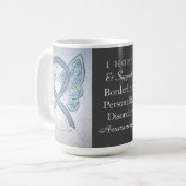 Borderline Personality Disease Awareness BPD Tasse (Vorderseite Links)