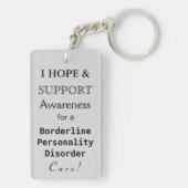 Borderline Personality Disease Awareness Schlüssel Schlüsselanhänger (Rückseite)