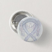 Borderline Personality Disease Guardian Angel Butt Button (Vorne & Hinten)
