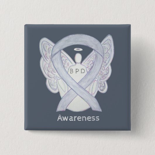 Borderline Personality Disorder (BPD) Angel Button (Vorderseite)