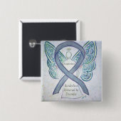 Borderline Personality Disorder (BPD) Ribbon-Butto Button (Vorne & Hinten)