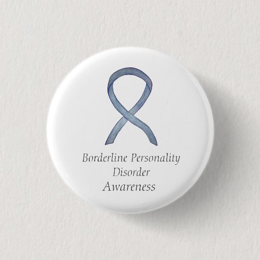 Borderline Personality Disorder (BPD) Ribbon Pins Button (Vorderseite)