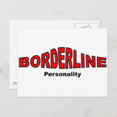 Borderline-Persönlichkeitsstörung Postkarte (Vorne/Hinten)