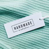 Bordern Moderne Bold & Script Name Handmade Permastempel