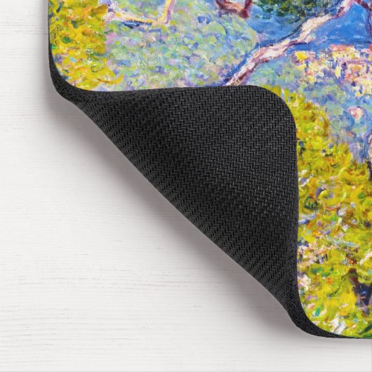 Bordighera, 1884 Claude Monet cool, Mousepad (Ecke)