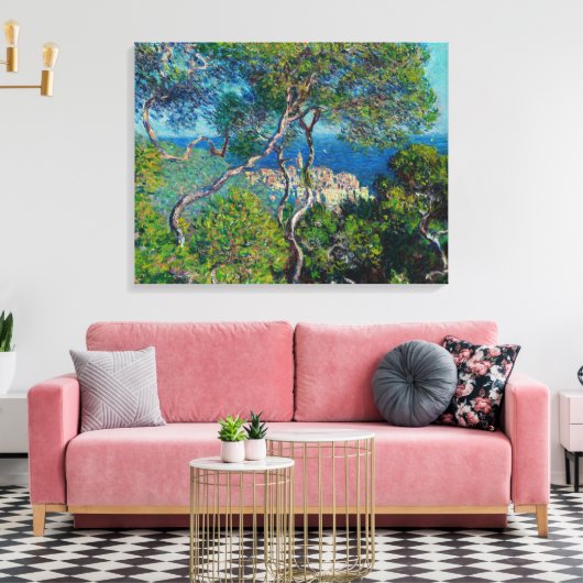 Bordighera (1884) von Claude Monet Leinwand (Insitu (Wohnzimmer))
