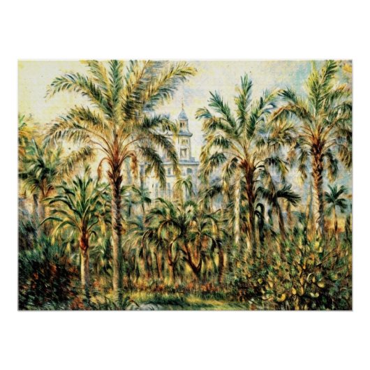 Bordighera Garden Poster (Vorderseite)