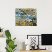 Bordighera von Claude Monet Poster (Heimbüro)
