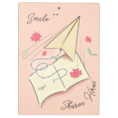 Bordklammer | Fliegen weg Klemmbrett (Rückseite)