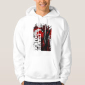Bordo Bereli Türkische Spezialeinheit Design Hoodie (Vorderseite)