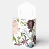 Bordo und Hochzeiten von Navy-Floral Geschenkschachtel (Geöffnet)