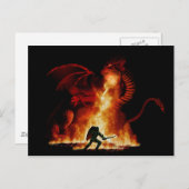 Bordox Dragon Slayer Postkarte (Vorne/Hinten)